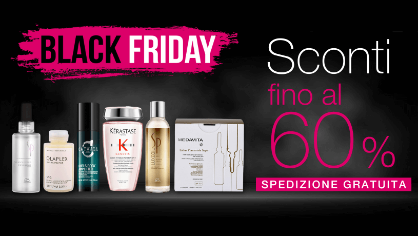 Black Friday Italia: scopri le promozioni Hair Gallery