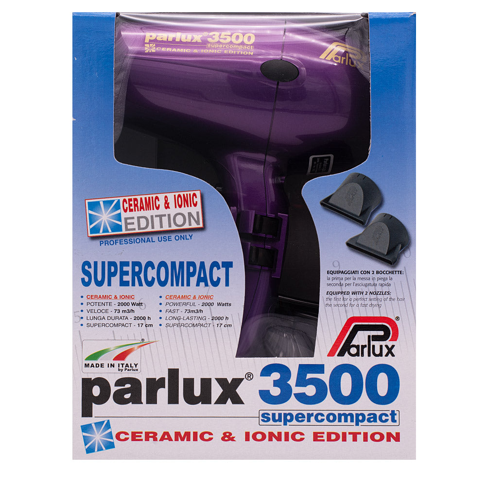 Parlux 3500 Supercompact Ceramic & Ionic Editon Viola - asciugacapelli [all]