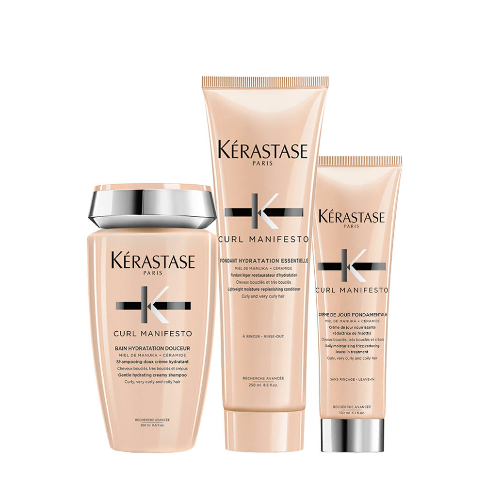 Kerastase Curl Manifesto Shampoo 250ml Conditioner 250ml Creme 150ml [all]