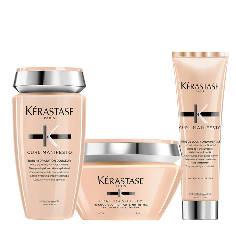 Kerastase Curl Manifesto Shampoo 250ml Mask 200 ml Creme 150ml [all]