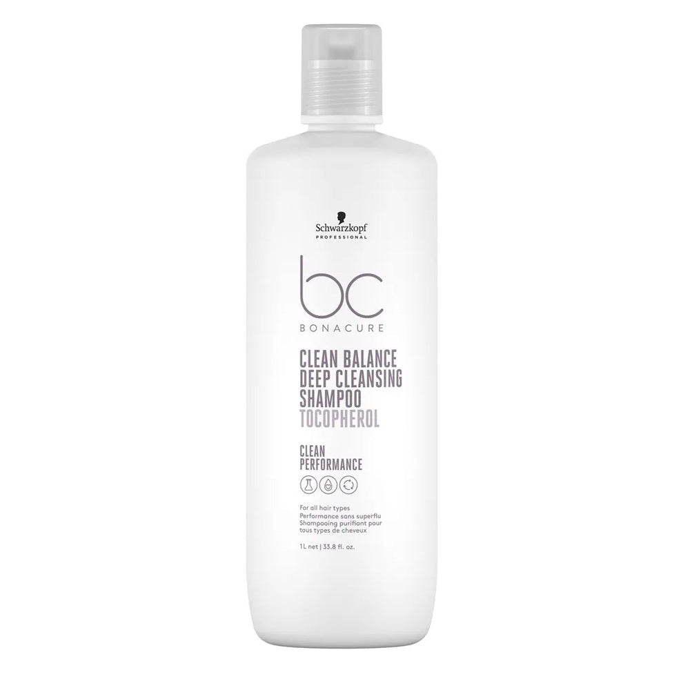 Schwarzkopf BC Bonacure Clean Balance Deep Cleansing Shampoo Tecopherol 1000ml - shampoo detersione profonda [all]