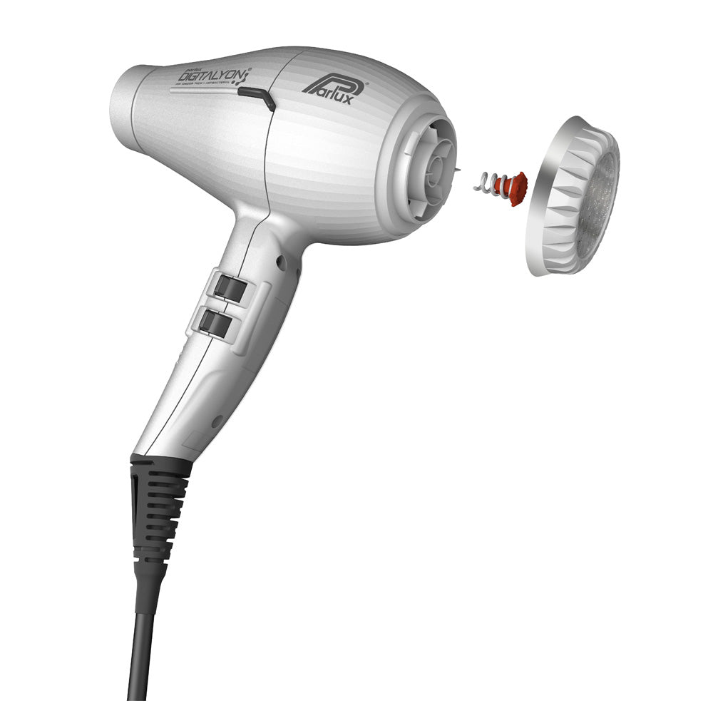 Parlux Digitalyon + Magic Sense   - asciugacapelli argento con diffusore [all]