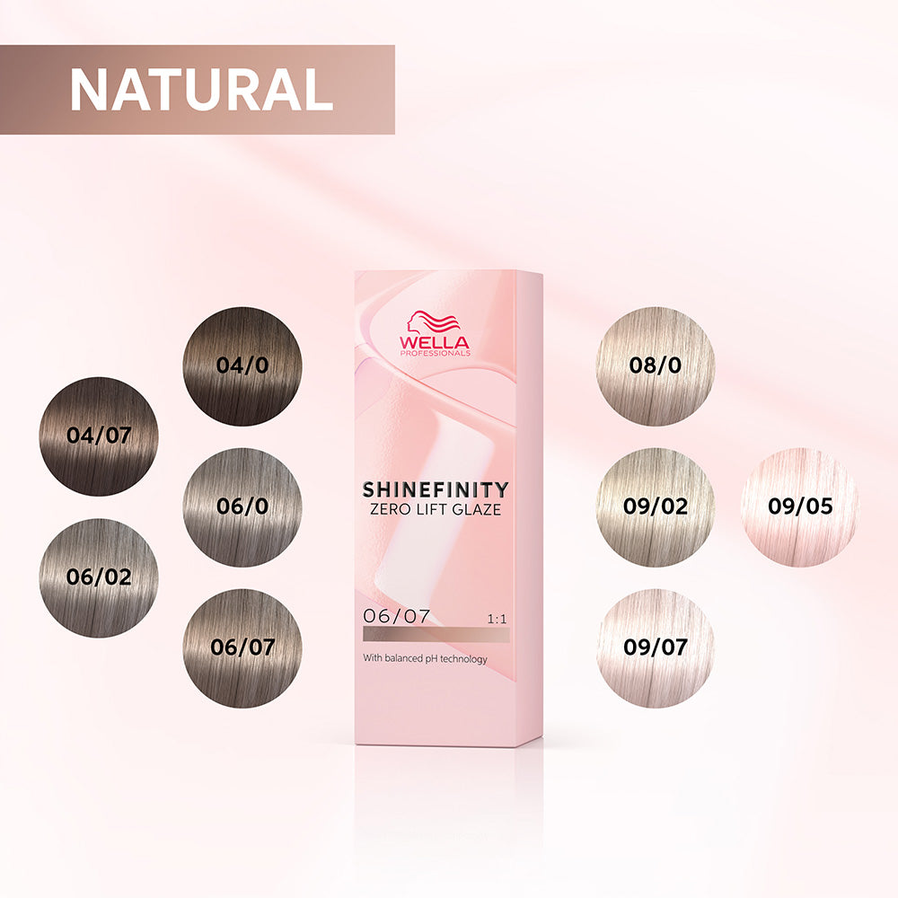 Wella Shinefinity Silk Blush 09/05 Biondo Chiarissimo Naturale Mogano 60ml  - colore demi-permanente [all]