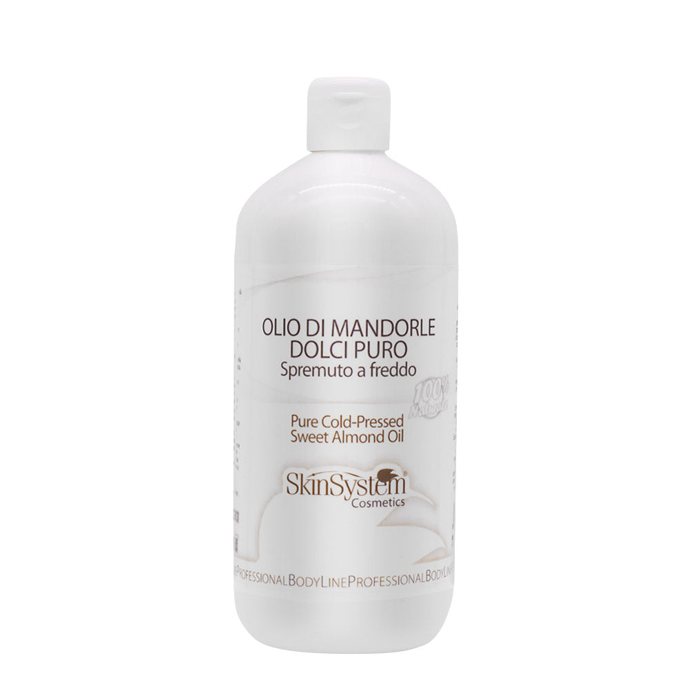 SkinSystem Pure Cold Pressed Sweet Almond Oil 500ml - olio di mandorle dolci con profumo