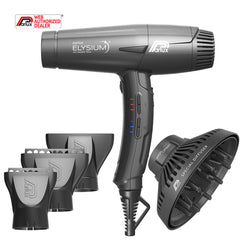 Parlux Elysium + Magic Compact Gris Titanio - secador de pelo con difusor