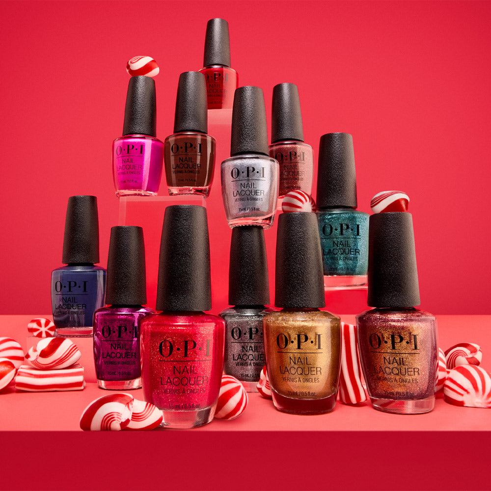 OPI Nail Laquer Holiday 25 Berry and Bright 15ml - Smalto OPI rosso [all]