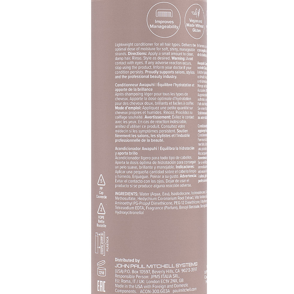 Paul Mitchell Classic Awapuhi Conditioner 300ml - balsamo idratante leggero