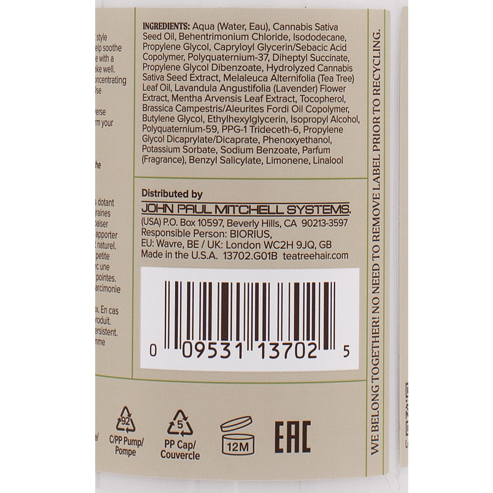 Paul Mitchell Tea Tree Hemp Multitasking Spray 200ml – spray multifunzione anti-crespo e lucidante
