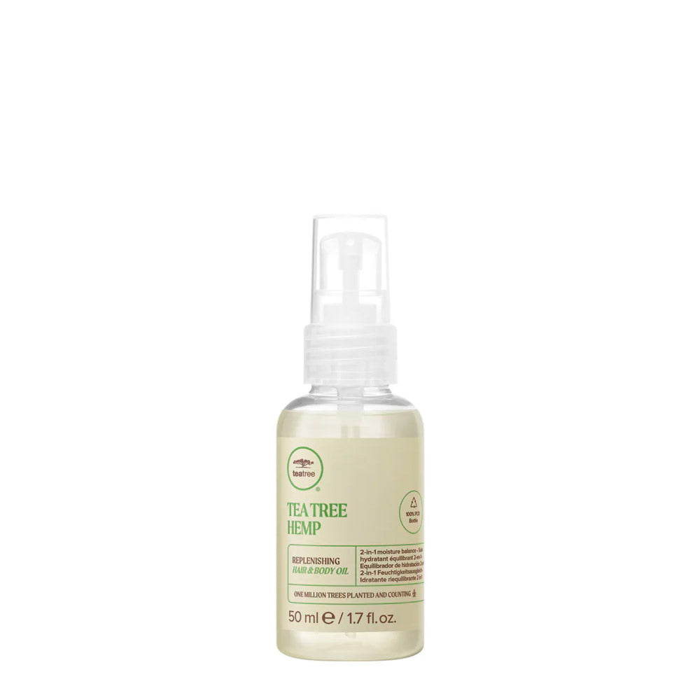 Paul Mitchell Tea Tree Hemp Replenishing Hair & Body Oil 50ml  – olio nutriente e riequilibrante 2 in 1
