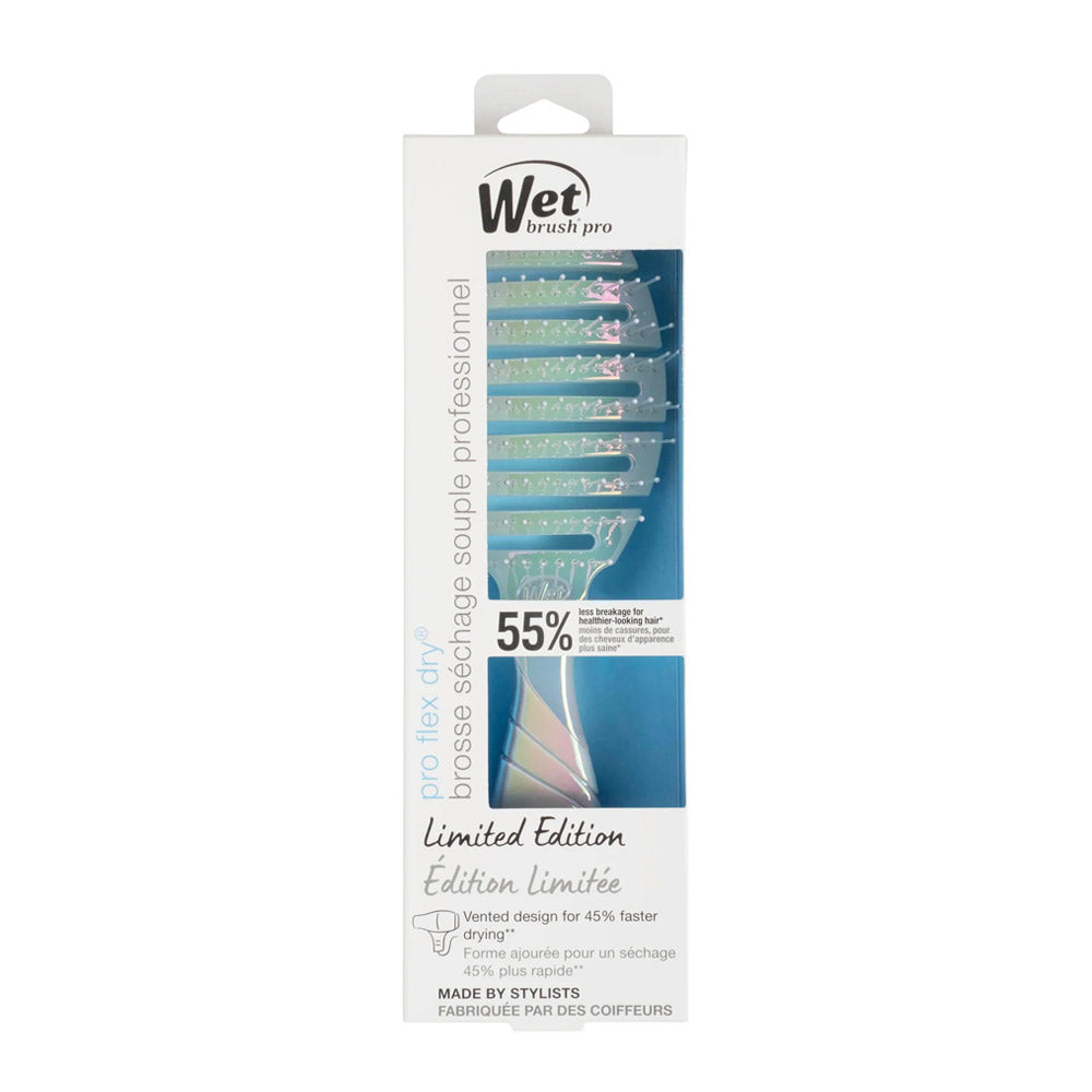 WetBrush Flex Dry Iridiscent Icon Silver - spazzola flessibile