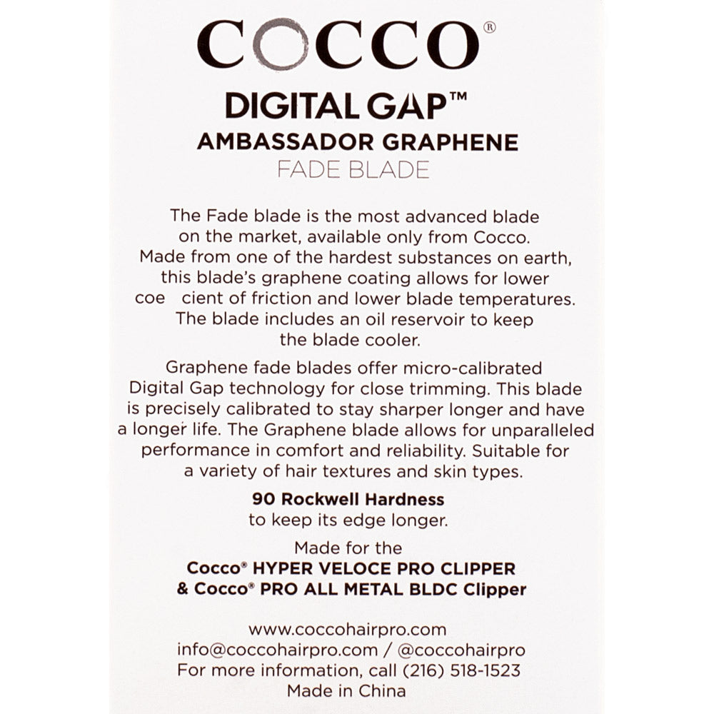 Cocco Ambassador Digital Gap Clipper Fade Blade - lama di ricambio