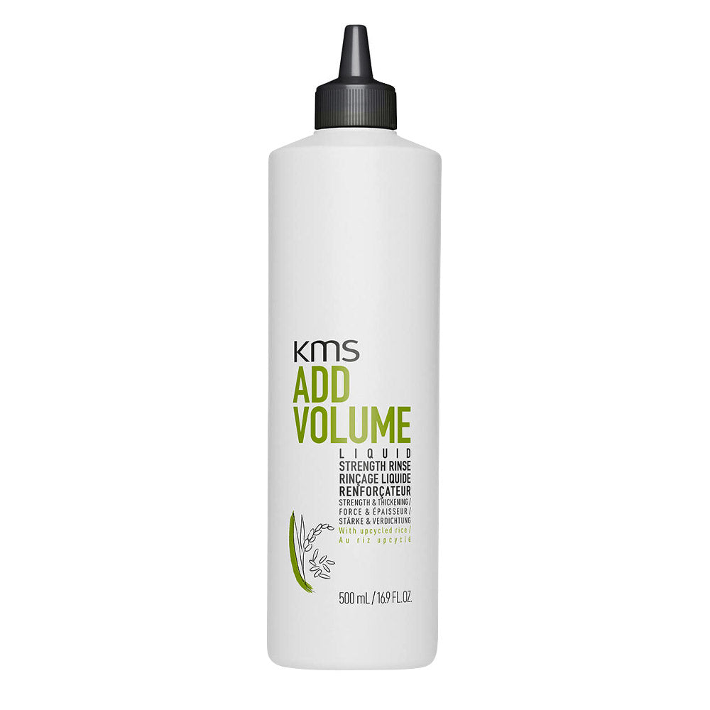 KMS Add Volume Liquid Strenght Rinse 500ml - fluido rinforzante ed ispessente