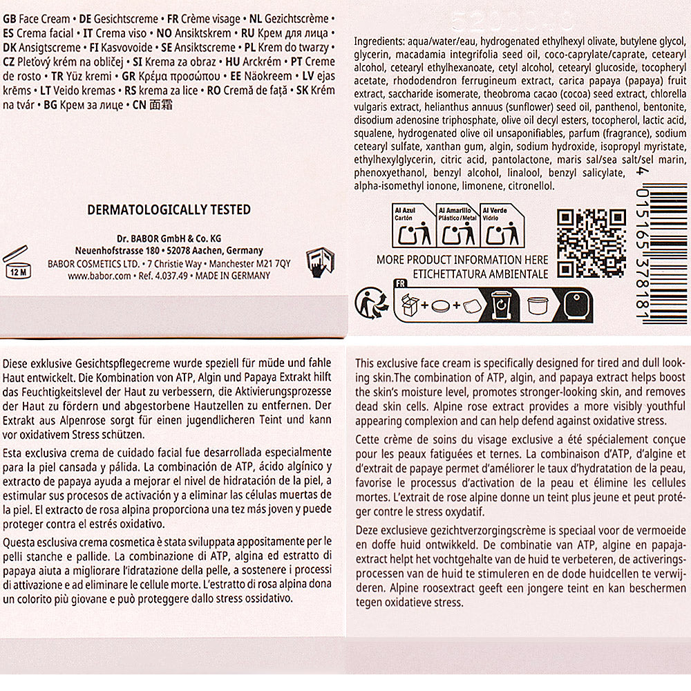 Babor Skinovage Vitalizing Cream 50ml - crema viso rivitalizzante [all]