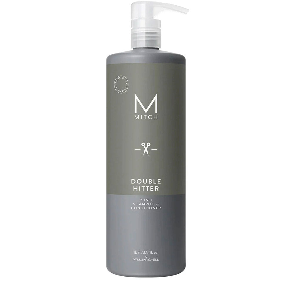 Paul Mitchell MITCH Double Hitter 2-in-1 Shampoo & Conditioner 1000ml - detergente 2-in-1