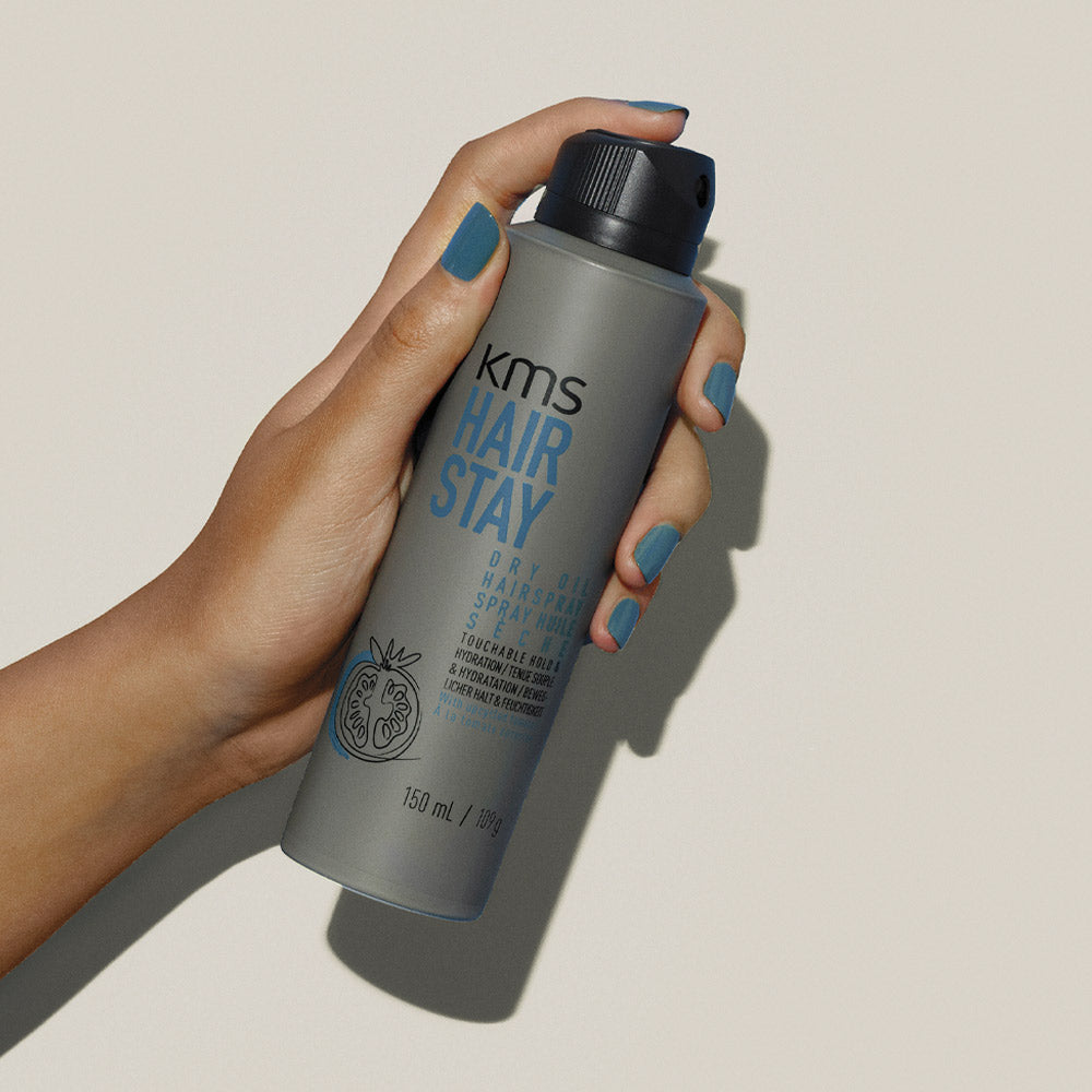 KMS Hairstay Dry Oil Hairspray 150ml - lacca tenuta leggera anticrespo [all]