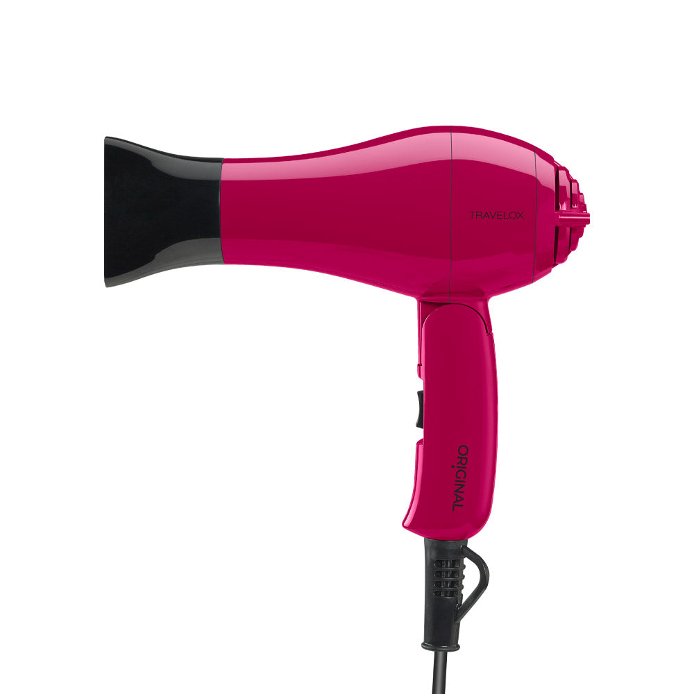 Original Best Buy Mini Foldable Hairdryer Travelox Hibiscus Pink - asciugacapelli [all]