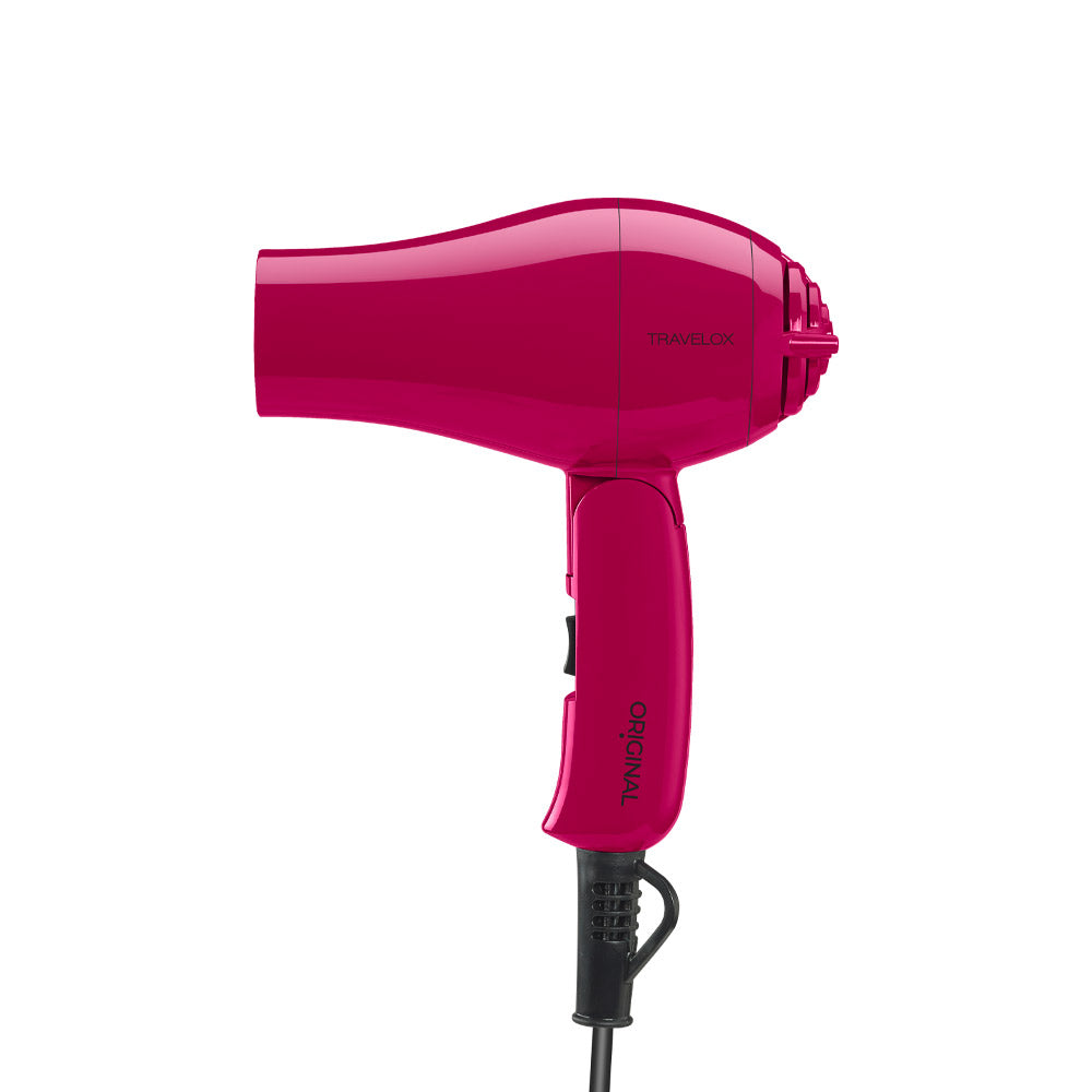 Original Best Buy Mini Foldable Hairdryer Travelox Hibiscus Pink - asciugacapelli [all]