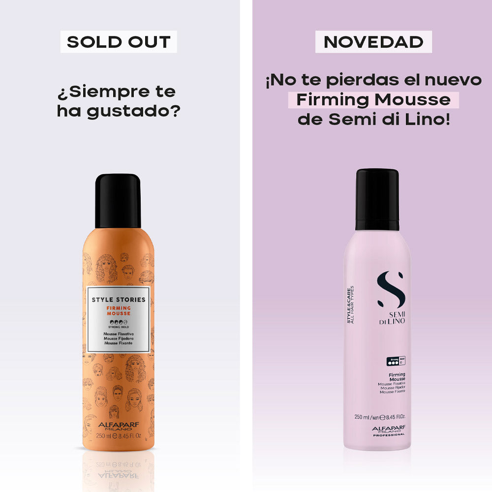 Alfaparf Milano Semi Di Lino Style&Care Firming Mousse 250ml - mousse fissativa tenuta forte [es]