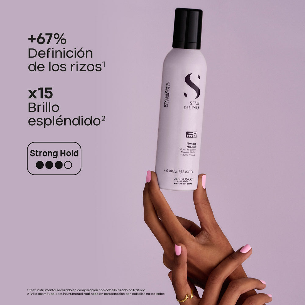 Alfaparf Milano Semi Di Lino Style&Care Firming Mousse 250ml - mousse fissativa tenuta forte [es]