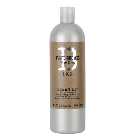 Bed Head Men Clean up Daily Shampoo 750ml - champù suave de uso diario