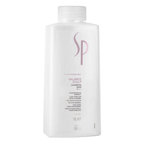 Wella SP Balance Scalp Shampoo 1000ml - champú calmante para cuero cabelludo sensible