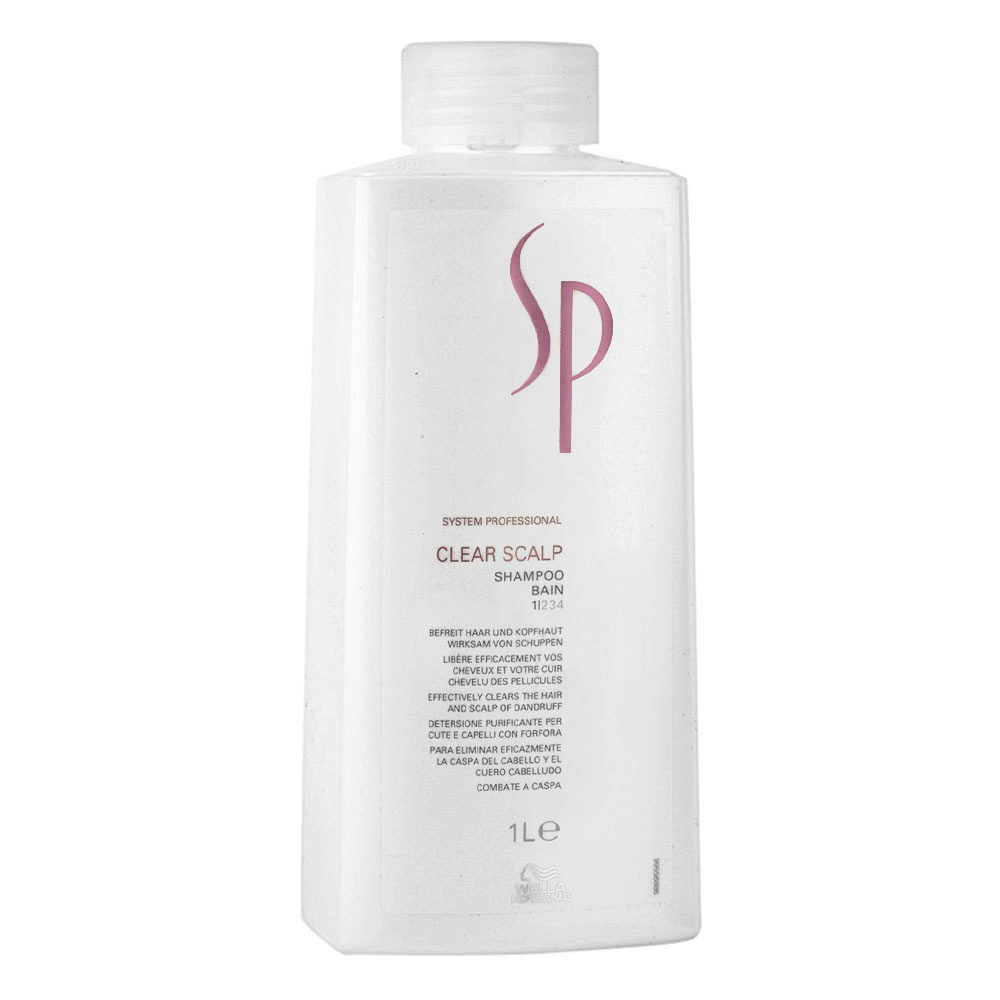 Wella SP Clear Scalp Shampoo 1000ml - champú anticaspa purificante