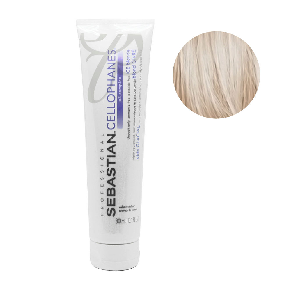 Sebastian Cellophanes Ice Blond 300ml - mascarilla reflectante color rubio hielo