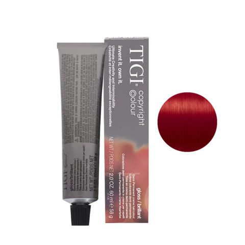 55/66 intense red light brown Tigi Gloss 60ml