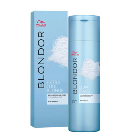 Wella Blondor Extra Cool Blonde 150gr - decoloración y matización 2 en 1