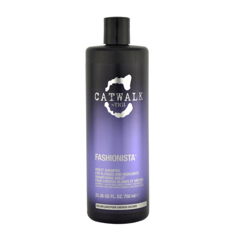 Catwalk Fashionista Violet shampoo 750ml - champú anti-amarillo cabello rubio