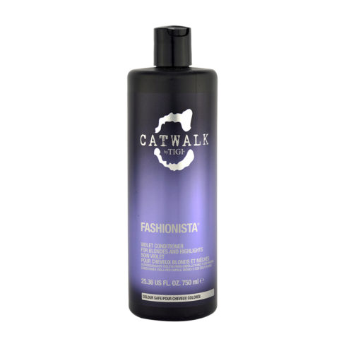 Catwalk Fashionista Violet Conditioner 750ml - acondicionador anti-amarillo para cabello rubio