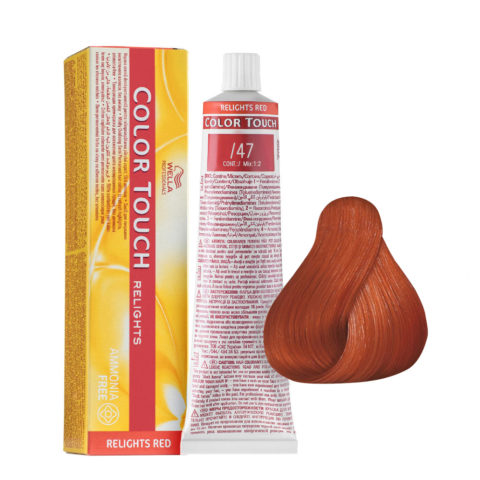 Wella Color Touch Relights Red /47 Cobre Arena 60ml - coloración semi permanente sin amoniaco