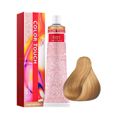 Wella Color Touch Pure Naturals 9/01 Rubio Muy Claro 60ml - color semipermanente sin amoniaco