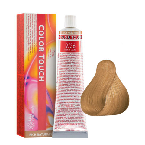 Wella Color Touch Rich Naturals 6/3 Rubio Muy Claro Dorado Violeta 60 ml - color semipermanente sin amoniaco