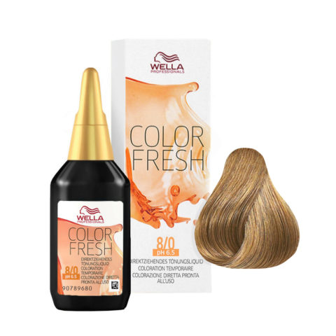 Wella Color Fresh 8/0 Rubio Claro 75ml  - potenciador del color sin amoniaco