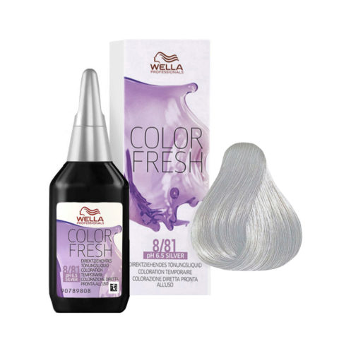 Color Fresh 8/81 Rubio Claro Perlado Ceniza 75ml - potenciador del color sin amoniaco