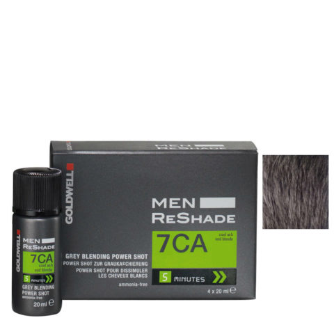 Color Men ReShade 7CA Rubio medio Ceniza frío 4x20ml - coloración masculina