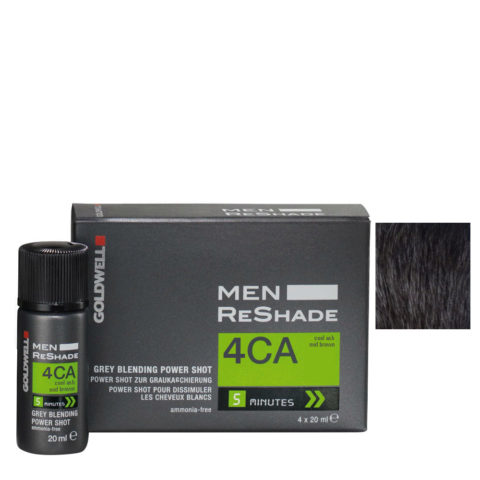 Color Men ReShade 4CA Ceniza frío marrón medio 4x20ml - coloración masculina