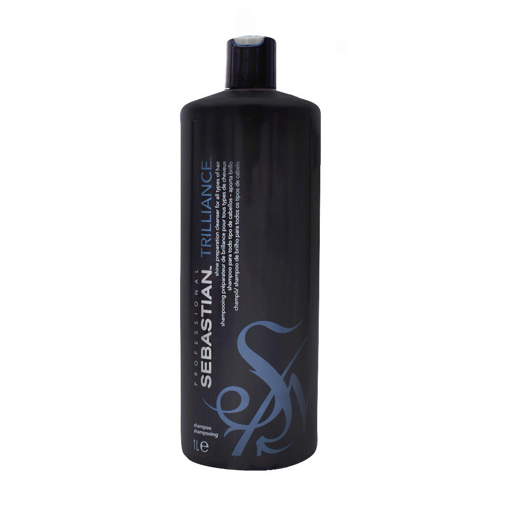 Sebastian Foundation Trilliance Shampoo 1000ml - champú de brillo para cabello opaco