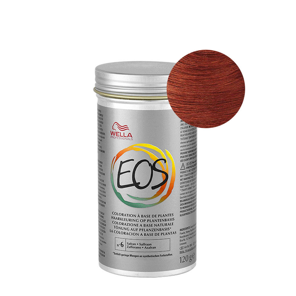 Wella EOS Colorazione Naturale 6/0 Azafrán 120g - coloración natural sin amoniaco