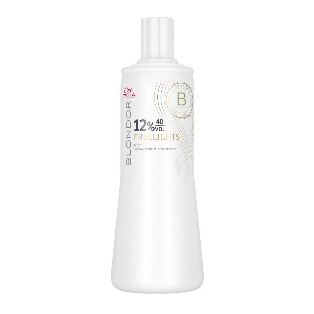 Wella Blondor Freelights Developer 12% 40vol 1000ml  - loción oxidante