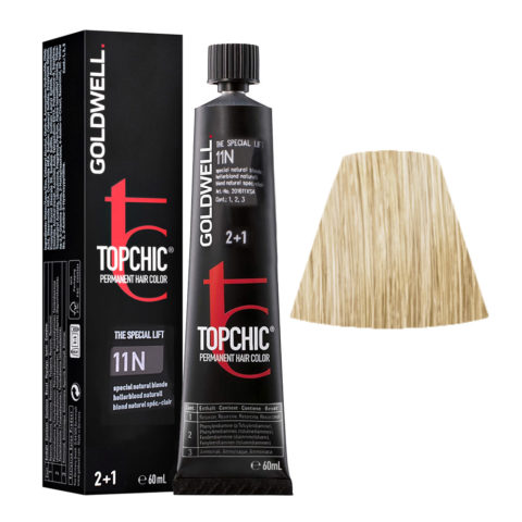 11N Rubio más claro natural Goldwell Topchic Special lift tb 60ml