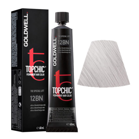 12BN Rubio ultra claro beige natural Goldwell Topchic Special lift tb 60ml