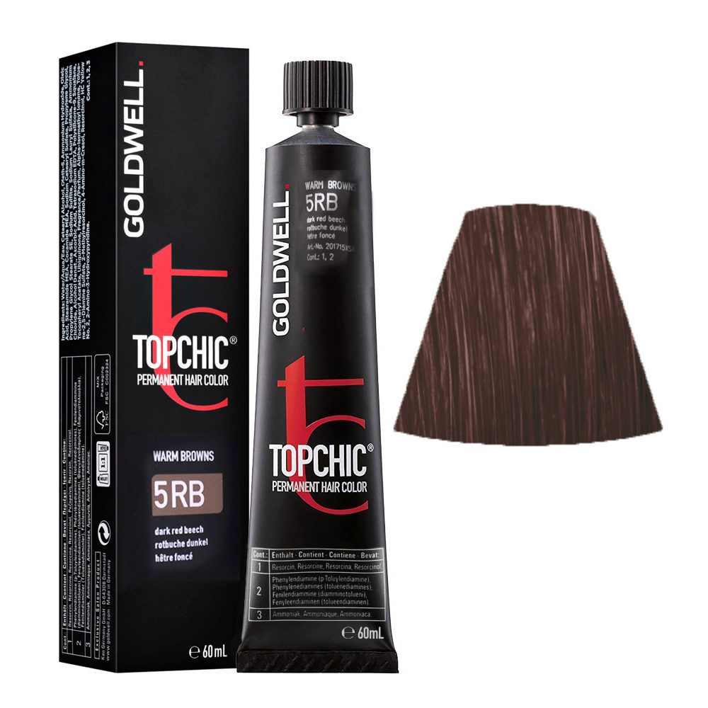 5RB Haya oscuro Goldwell Topchic Warm browns tb 60ml