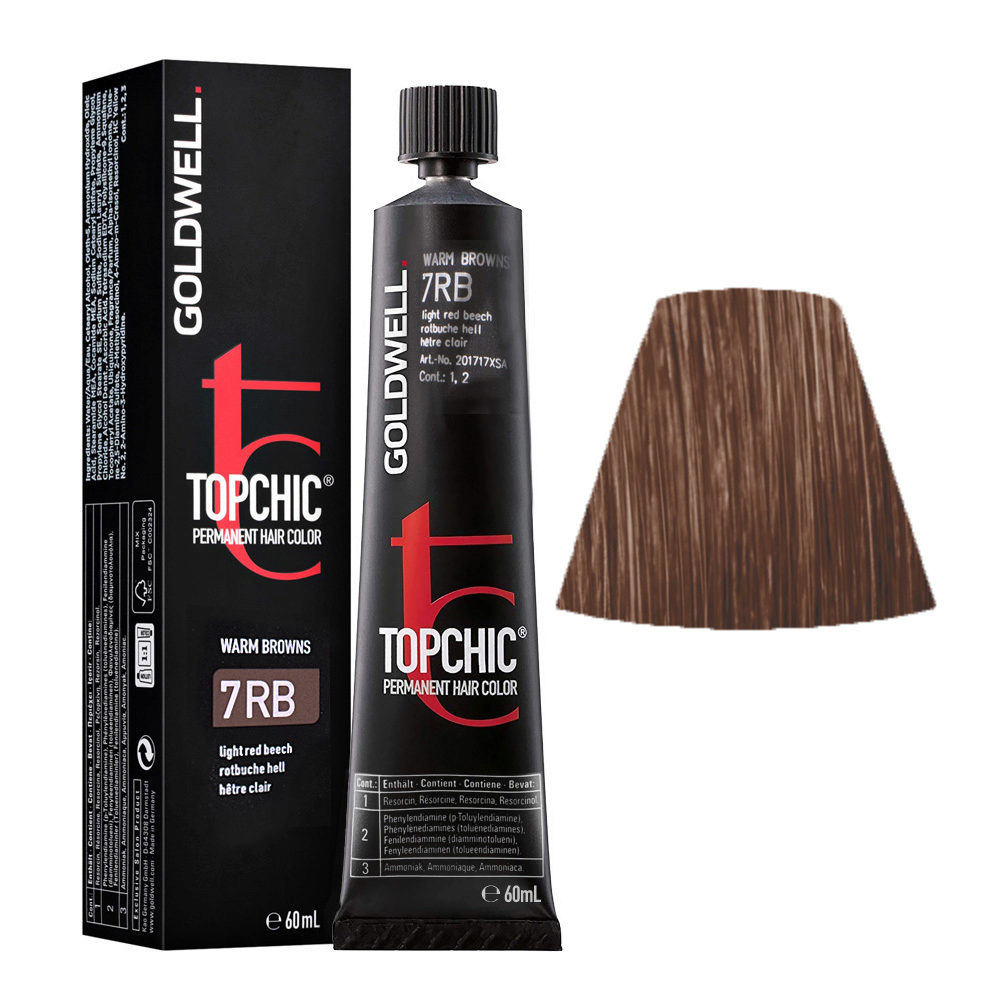 7RB Haya claro Goldwell Topchic Warm browns tb 60ml
