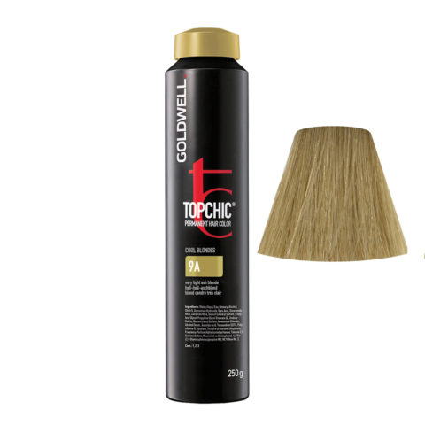 9A Rubio ceniza muy claro Goldwell Topchic Cool blondes can 250gr