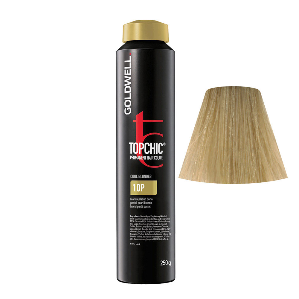 10P Rubio perla pastel Goldwell Topchic Cool blondes can 250gr