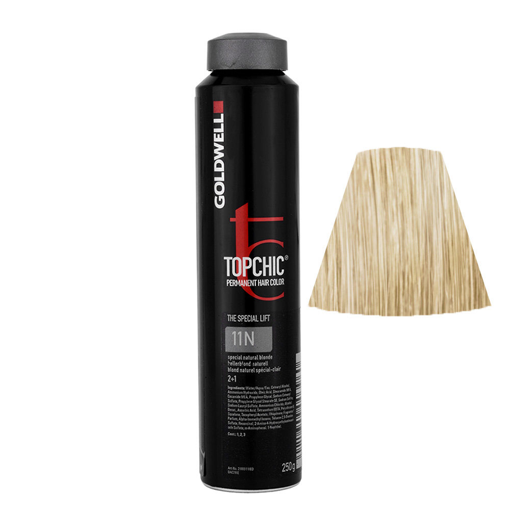 11N Rubio más claro natural Goldwell Topchic Special lift can 250gr