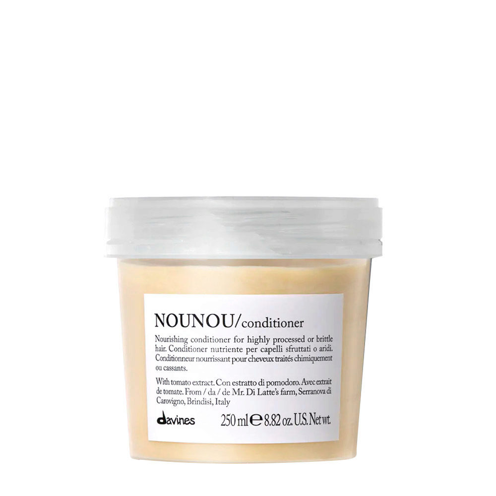 Davines Essential HairCare Nounou Conditioner 250ml - acondicionador nutritivo para cabello dañado o seco