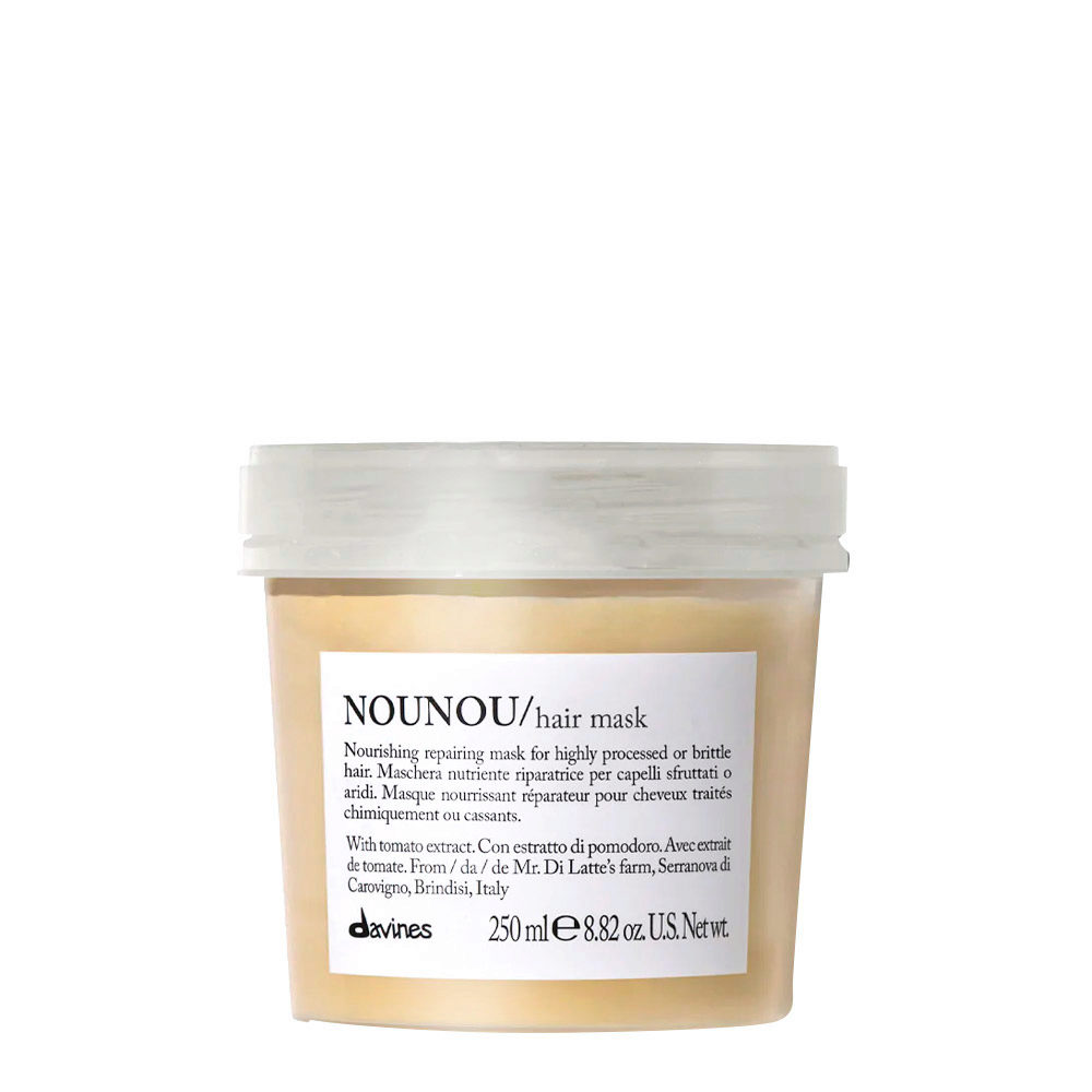 Davines Essential HairCare Nounou Hair Mask 250ml  - mascarilla reparadora para cabello dañado y seco